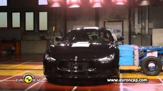 Maserati Ghibli CRASH TEST Euro NCAP 2013 ★★★★★