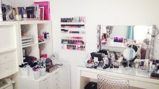 Mon rangement et ma collection de maquillage