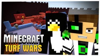 Minecraft: TURF WARS! - Pentakill Pingwin?! Mini-Game w/ Pingwin i iDELTI