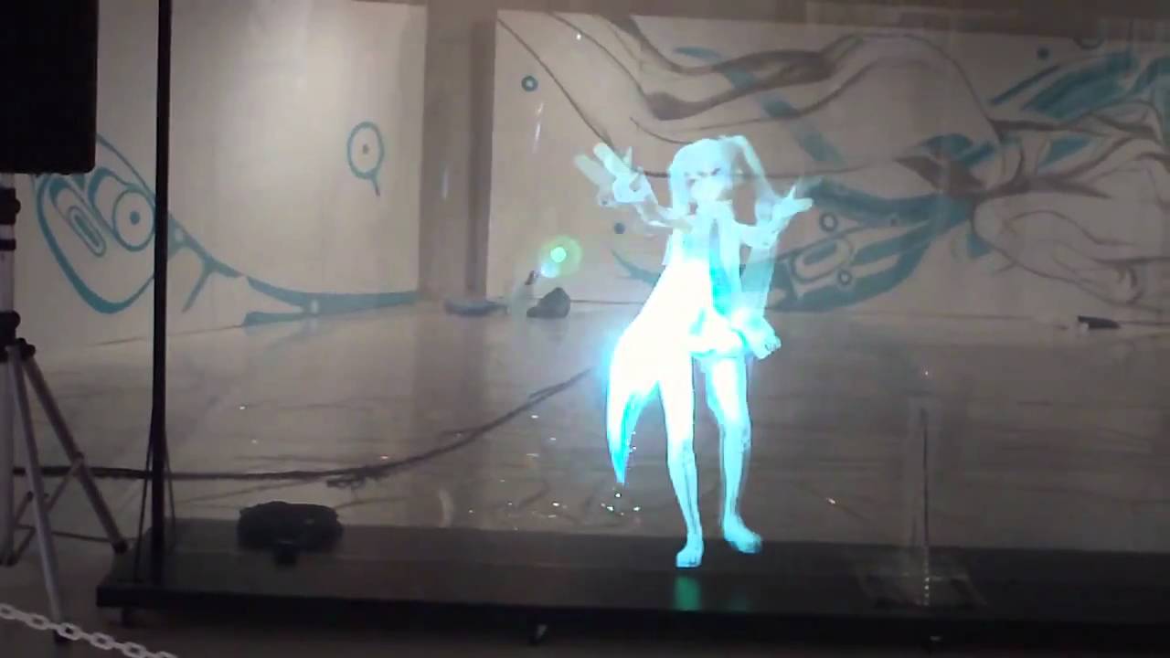 Japanese Dancing Hologram Girl - Hatsune Miku - YouTube