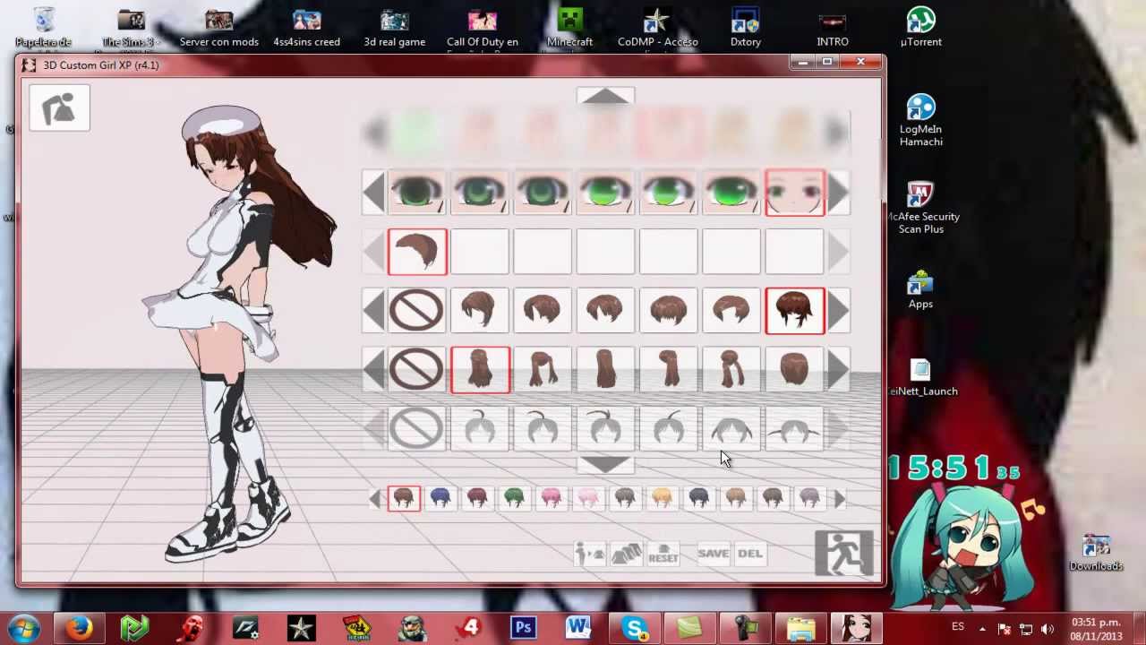 3d girl custom evolution mods