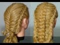 Две прически с плетением.Two Braided hairstyles for long hair tutorial 