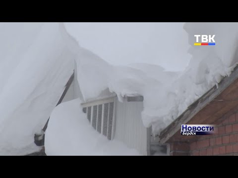Снежные навесы на балконах многоквартирных домов беспокоят главу Бердска