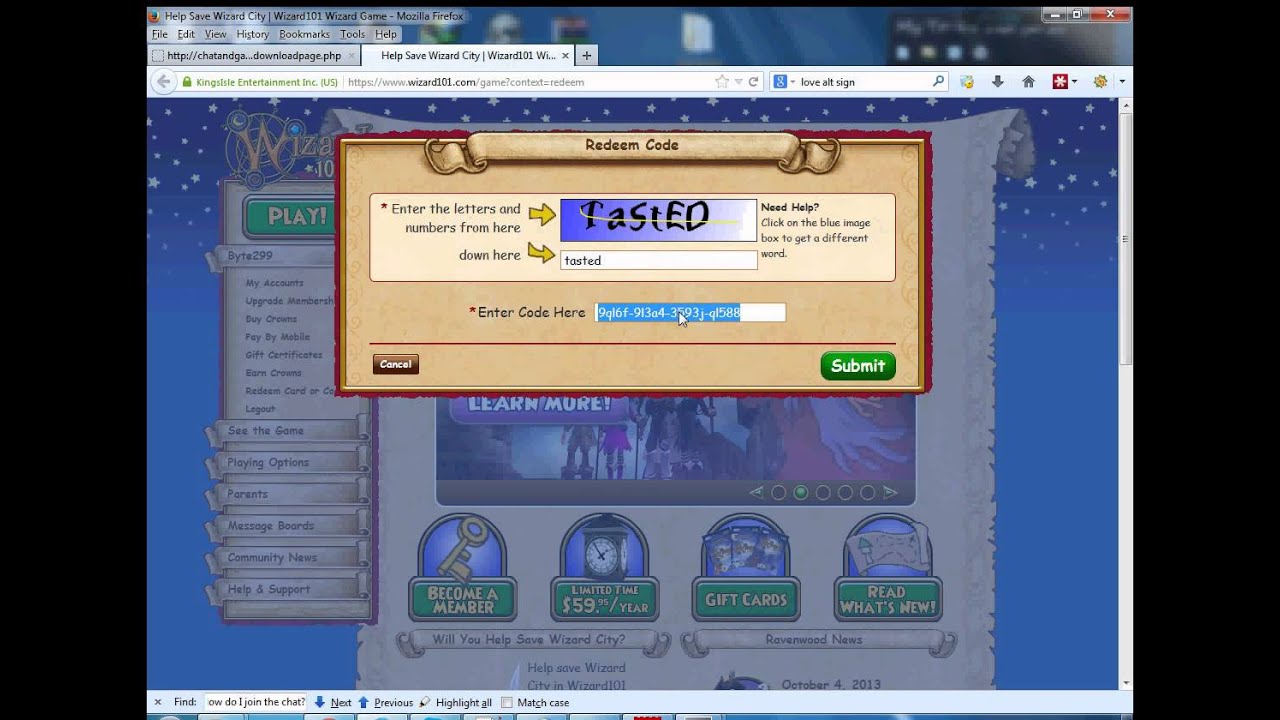 Wizard101 coupons