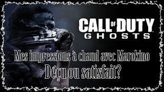 Call Of Duty Ghosts : mes impressions à chaud avec Marokino!