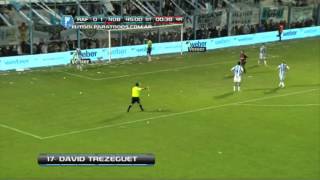 Gol Trezeguet. Rafaela 0 Newell's 2. Torneo Inicial 2013. Fecha 4. Fútbol Para Todos.