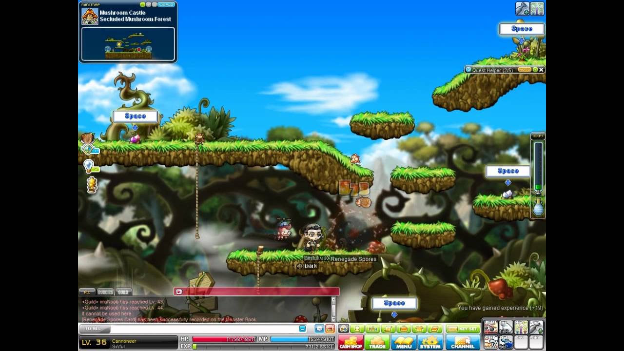 Maplestory Tespia: Cannoneer 2nd Job Advancement! - YouTube