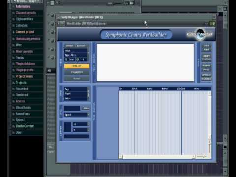 FL Studio - Symphonic Choirs and WordBuilder - YouTube