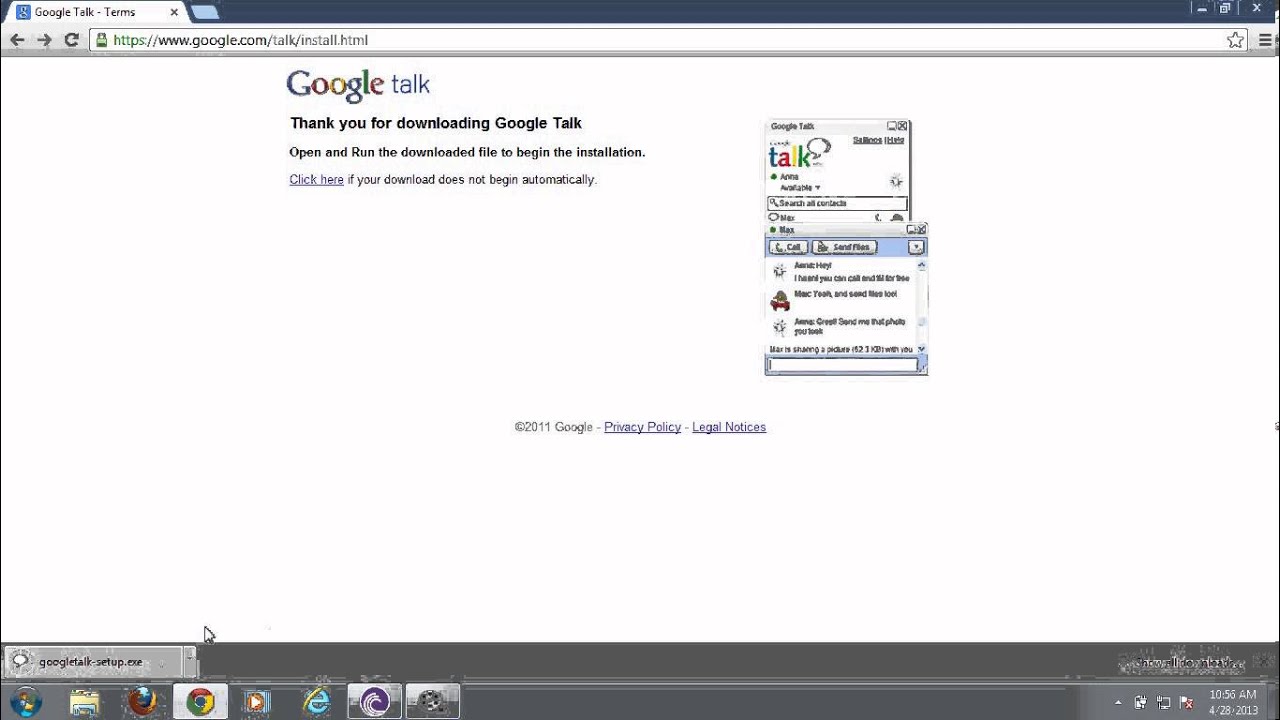 Google Talk Setup - YouTube