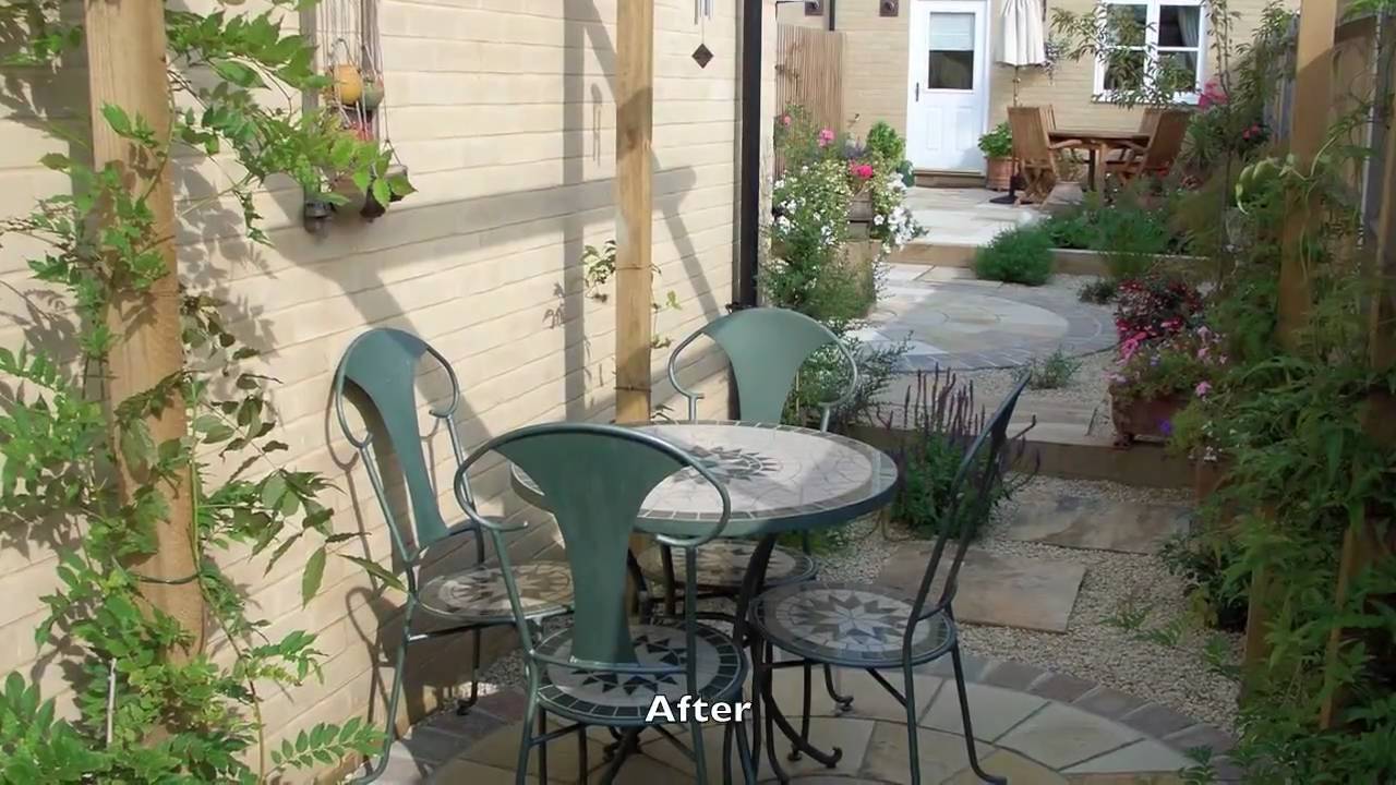 Small Garden &amp; Medium Sized Garden Ideas Pictures Gallery - YouTube