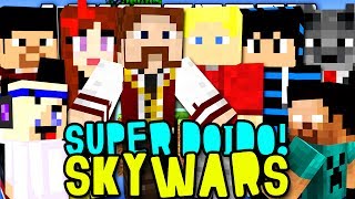 SKYWARS SUPER DOIDO! c/ Miss, Edu, Wolff, Febatista, Nenho e mais 2 Intrusos xDD - Minecraft