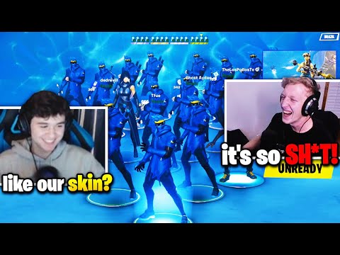 TFUE *ROASTS* NINJA SKIN when STREAMERS TROLL HIM! (Fortnite)