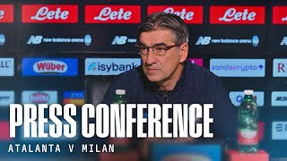 Atalanta-Milan | La conferenza stampa di Ivan Juric ????? | 9 #SerieAEnilive