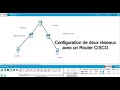 Configuration deux r?seaux avec un routeur CISCO #Configuration #r?seaux #routeur #CISCO