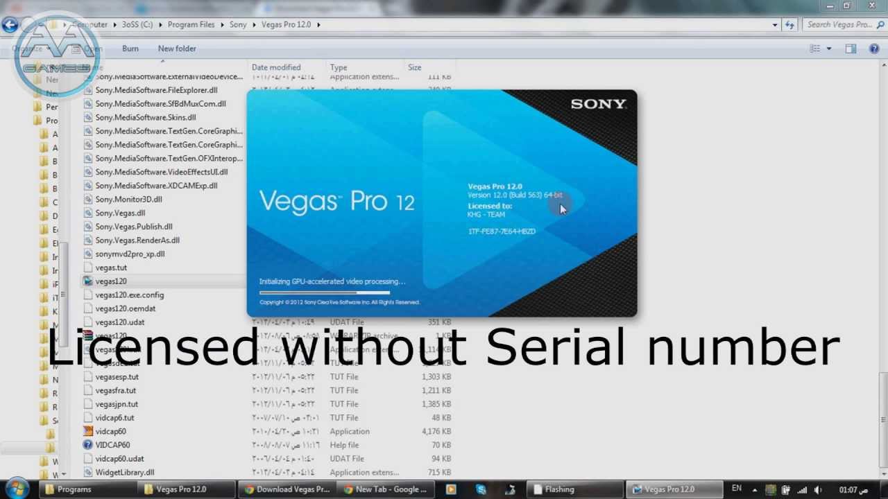 sony vegas pro 13 serial number 1tr