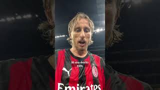 Modrić has a message for you, Rossoneri 🗣️📲?? | #Shorts