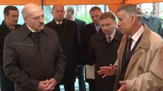Лукашенко посетил ОАО Керамин