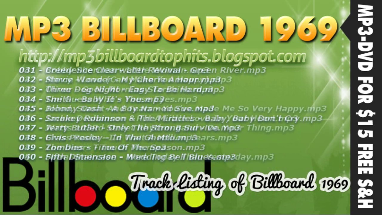 1969 top 100 billboard