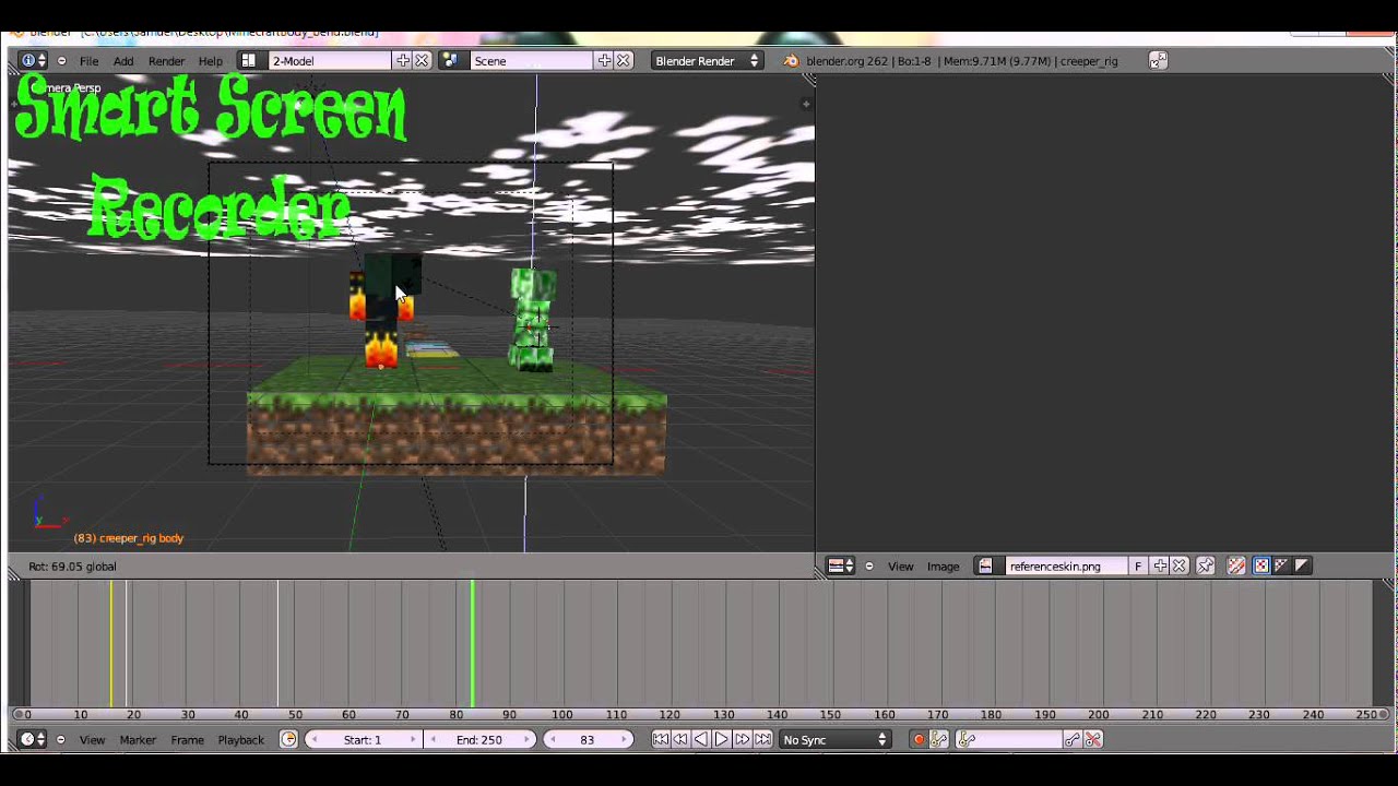 minecraft blender 2.62 animation tutorial! - YouTube