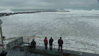 Oleaje Impresionante en Donostia-San Sebastian