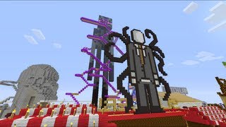 Minecraft Xbox - Notch Land - Enderman Roller Coaster - Part 5