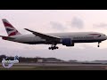 British Airways Lands During High Winds, Sept 9 2012