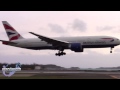 British Airways Lands During High Winds, Sept 9 2012