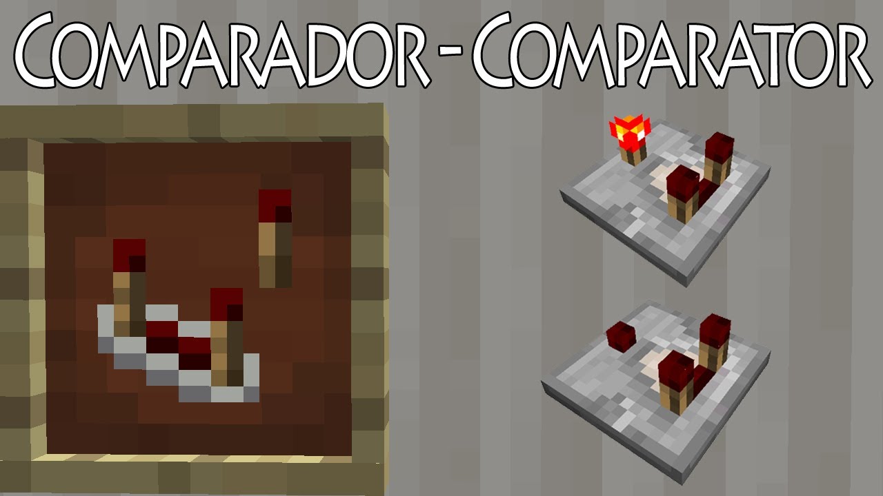 Tutorial Como usar o Comparator Atualização Minecraft 1.5 YouTube