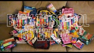 Huge Back-To-School Giveaway