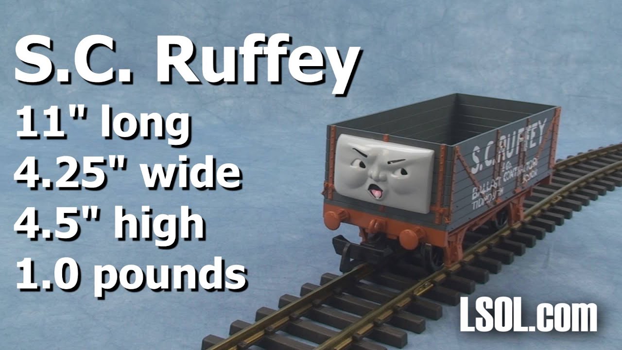  Brake Van and S.C. Ruffy in Large Scale from Bachmann Trains - YouTube