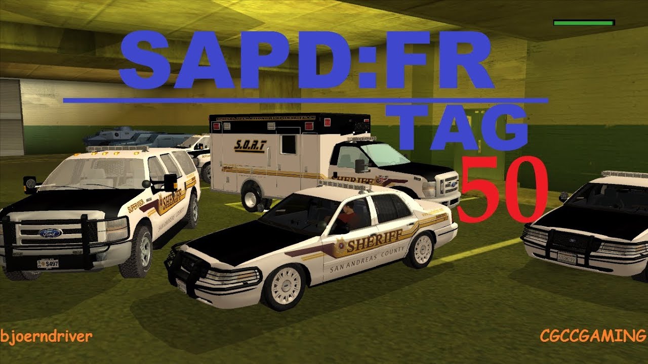 SAPD:FR | Tag 50 | Erstes mal und gleich zwei Verfolgungen | [GTA:SA ...