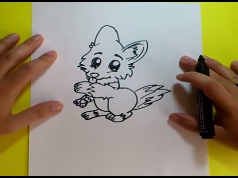 Como dibujar un zorro paso a paso 