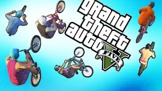 GTA 5 Bug Bicicletas Voando, Momentos Engraçados, Glitch Bike Bmx Flying (GTA V Online Gameplay)