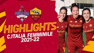 Pomigliano 1 - 3 Roma | Coppa Italia Femminile Highlights 2021-22