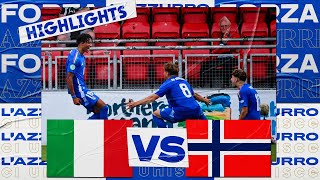 Highlights: Italia-Norvegia 2-1 | Under 19 EURO 2024