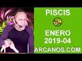 Video Horscopo Semanal PISCIS  del 20 al 26 Enero 2019 (Semana 2019-04) (Lectura del Tarot)