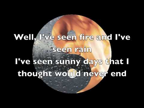FIRE AND RAIN LYRICS fire and rain lyrics: