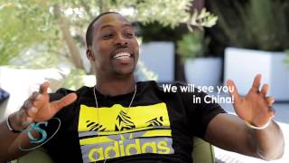 NBA Stars DWIGHT HOWARD & JOHN WALL speak CHINESE with Yi Jianlian!