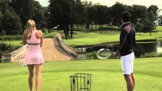 Djokovic vs. Sharapova: Power Golf
