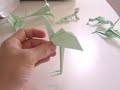 3 - Origami Tsuru (crane) With Legs