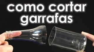 Como cortar garrafas de vidro usando barbante