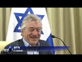 Robert De Niro meets Israeli president
