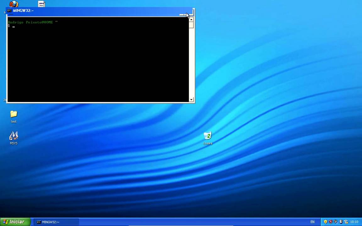 Instalando mingw + msys no Windows XP - YouTube