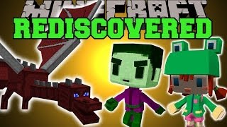 Minecraft: REDISCOVERED (SECRET MINECRAFT FEATURES!) Mod Showcase