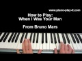 Thumbnail 2 for When I Was Your Man Bruno Mars Piano Tutorial Thumbnail 2 for When I Was Your Man Bruno Mars Piano Tutorial