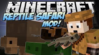 Minecraft | REPTILE SAFARI MOD! (Giant Rideable Turtles, Crocodiles & More!) | Mod Showcase [1.7!]