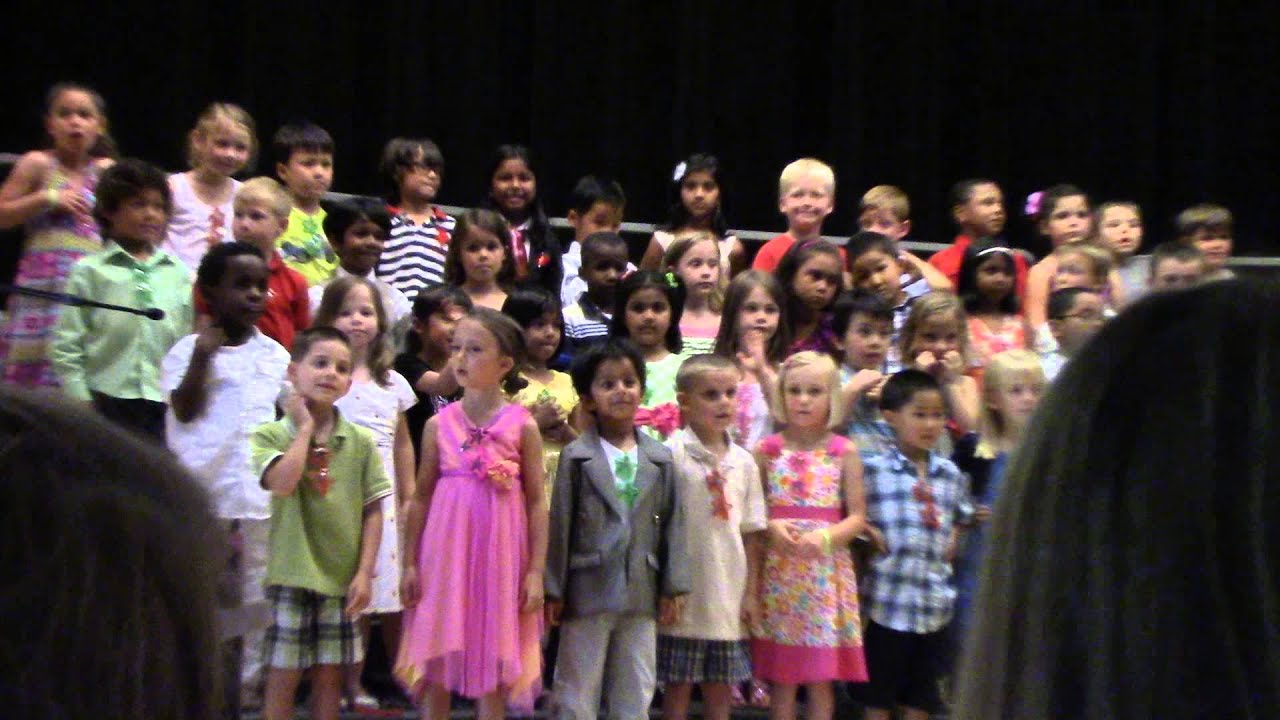 Alston Ridge Elementary Kindergarten Graduation 4 6/26/13 YouTube