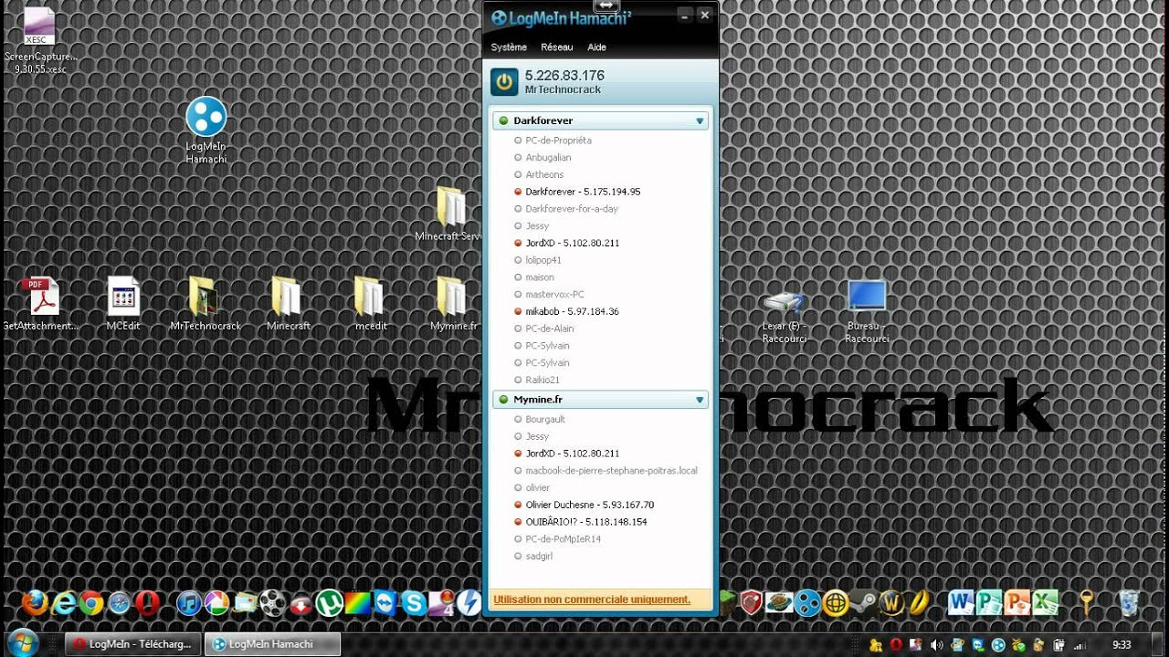 Logmein Hamachi [Minecraft] - MrTechnocrack [FR] [HD] - YouTube