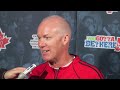 Men's Semi Final Media Scrum - 2012 Capital One Canada Cup