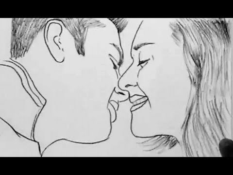 Kissing Couple Cute Drawing Ideas : Pin By Manoj Bairwa On Jim Lake